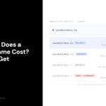 how much does a domain name cost Canada